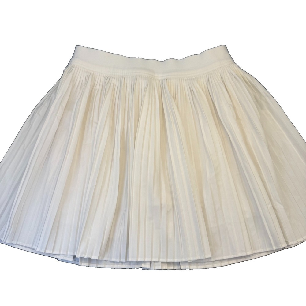 GapFit Women's White Pleated Tennis Skirt Athletic Golf Pickleball Size Medium